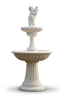 Zierbrunnen Springbrunnen Skulptur Brunnen Dekoration Garten Fontaine Neu 185cm