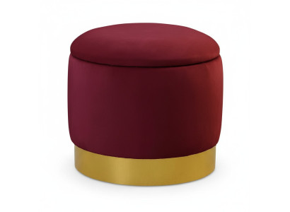 Pouf Fußhocker Rund Sitz Hocker Polsterhocker Sitzhocker Rund Truhen Sitz Neu