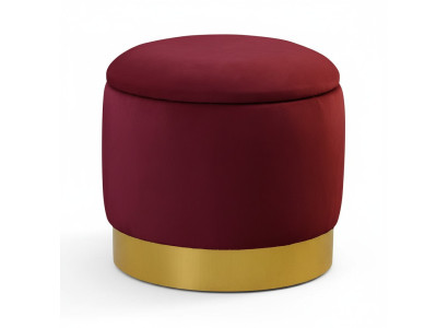Pouf Fußhocker Rund Hocker Polsterhocker Sitzhocker Badhocker Hocker Truhe Bank