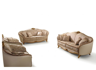 Luxus Klasse 3+2+1 Italienische Möbel Sofagarnitur Couch Sofa Neu