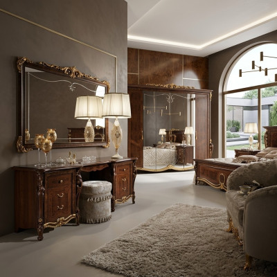 Luxus Klasse Schminktisch Schlafzimmer Kommode Italienische Möbel