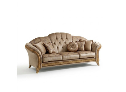 Edle Designer Sofa Couch 2 Sitzer Polster Sofas Textil Jugendstil arredoclassic™