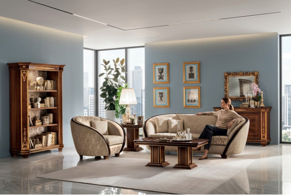 Luxus Klasse 3+1 Italienische Sofagarnitur Möbel Couch Sofa Neu arredoclassic™