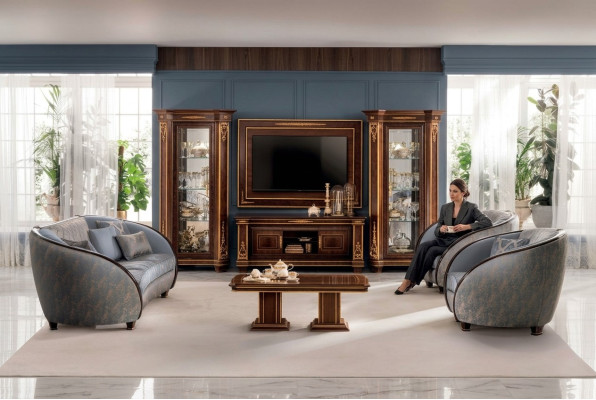 Luxus Klasse 3+1+1 Italienische Möbel Couch Sofa Neu Sofagarnitur arredoclassic™