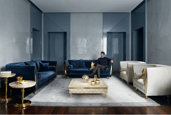 Sofagarnitur Sofa Couch 3 Sitzer (ohne 2+1) Designer Möbel Classisch