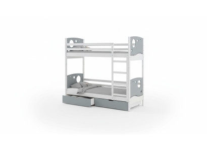 Etagenbett Hochbett Kinderbett 5 Farben Skandinavische Kiefer Holz Kinder Zimmer