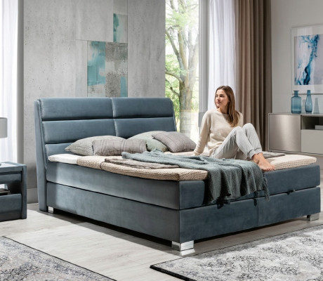 Boxspringbett Bett Hotel Luxus Betten Polster Doppelbett Ehe 140 160 180 x 200cm
