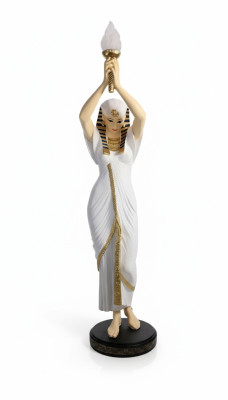 Design Stehleuchte Ägptische Frau Figur Steh Lampe Leuchten Steh Lampen Figur