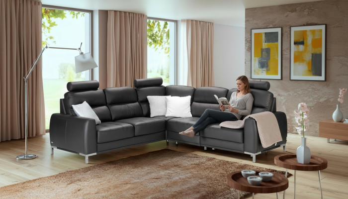 Verstellbare Ecksofa Couch Polster Multifunktions Relax Couchen Sofas Polster