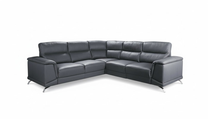 Eck Garnitur Heim Kino Sofa Couch Polster Couchen Sofas Relax Fußstützen Leder