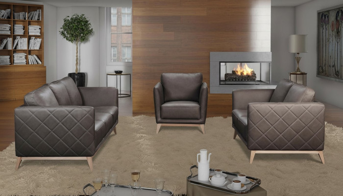 Leder Design Couch Polster Sitz Garnitur Sofa Garnituren Kunstleder 3+2+2 Neu