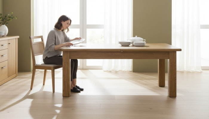 Tische Klassischer Esstisch Holz Rustikaler Holztisch Tische Esszimmer