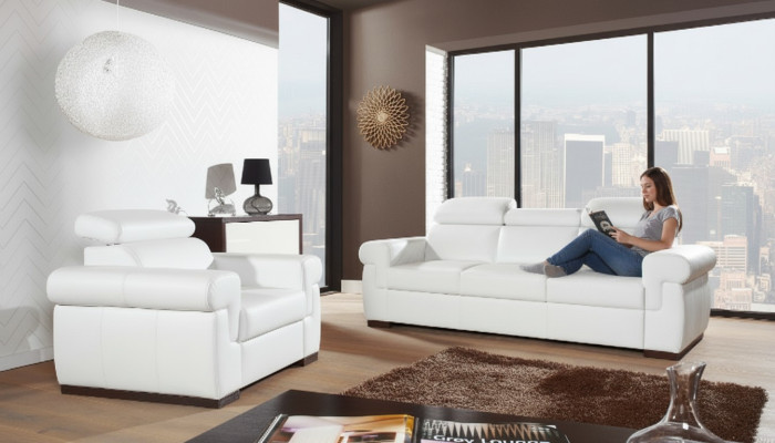 Moderne Wohnzimmer Komplett Garnitur 3+1+1 Couch Sofagarnitur Sitz Polster Neu