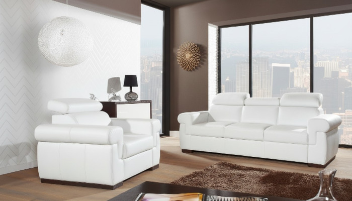 Sofa 2 Sitzer Design Sofas Polster Moderne Sitz Stoff Leder Zweisitzer Neu
