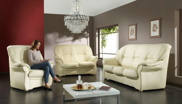 Zweisitzer Sofa 2 Sitzer Design Sofas Polster Moderne Sitz Stoff Leder Neu