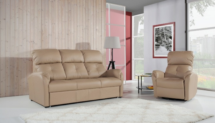 Sofa 2 Sitzer Design Sofas Polster Couchen Leder Relax Moderne Sitz