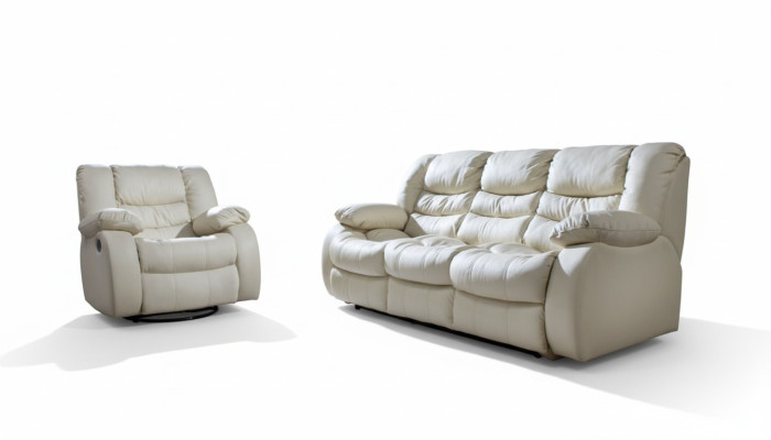 Multifunktions Couch Sofagarnitur Ledersofa 3+1+1 Relax Kino Sofa Set Polster