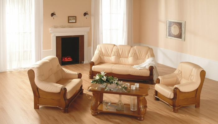 Sofagarnitur 3+2 Sitzer Klassischer Wohnlandschaft Sofas Couchen Polster
