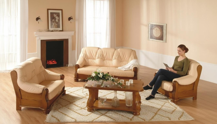 Klassischer Sessel Leder 1 Sitzer Couch Sofa Polster Einsitzer 1er Neu Fernseh