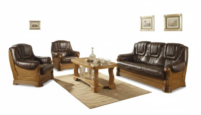 Sofagarnitur 3+2+2 Sitzer Klassischer Wohnlandschaft Sofas Couchen Polster Neu