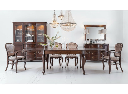 Klassischer Antik Stil Esstisch Wohnzimmer Holz Tische XXL Big Neu