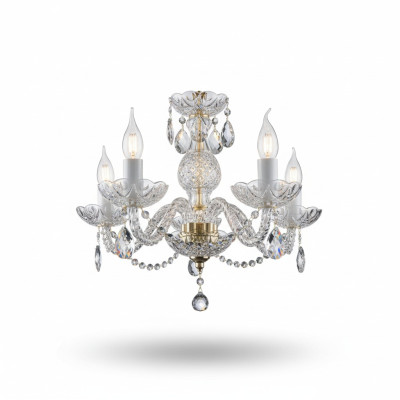 Kron Leuchter Lampe Lampen Kristall Leuchten Leuchte Decken Bohemia  Beleuchtung