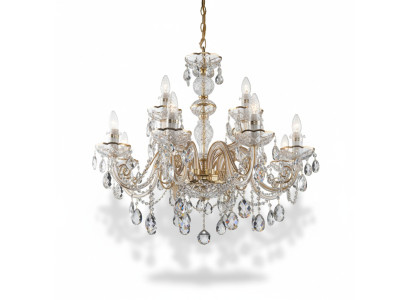 Klassischer Decken Kronleuchter Leuchte Lampe Bohemia Beleuchtung Kristall Neu