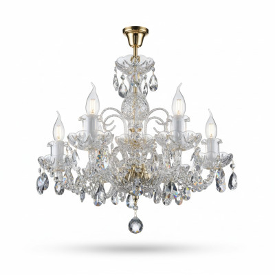 Kronleuchter Klassischer Decken Leuchte Lampe Beleuchtung Kristall Neu Bohemia