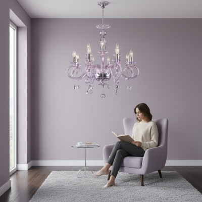 Kronleuchter Bohemia  Decken Beleuchtung Wohnzimmer Leuchte Lampe Deckenlampe
