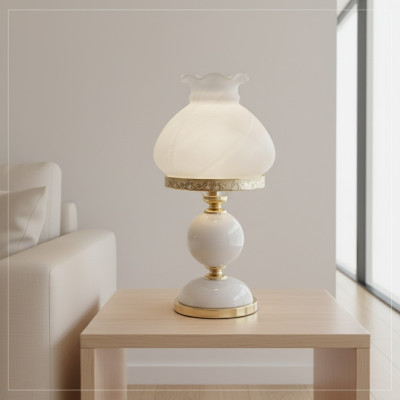 Leuchte Kristall Schreibtisch Lampe Tischlampe Elite Bohemia Steh Nachttisch Neu
