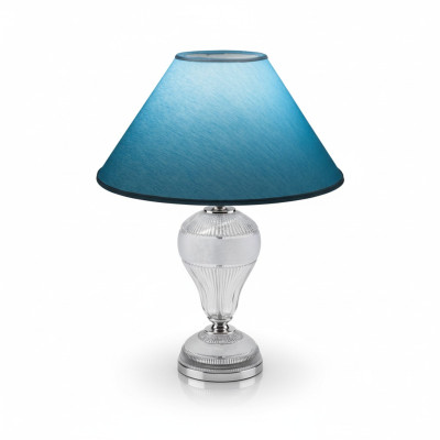 Leuchte Kristall Lampe Tischlampe Blaue Bohemia Steh Nachttisch Neu Schreibtisch