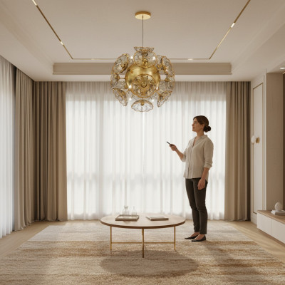 Lampe Kristall Kronleuchter Luster Hängeleuchte Leuchte Bohemia Deckenleuchte