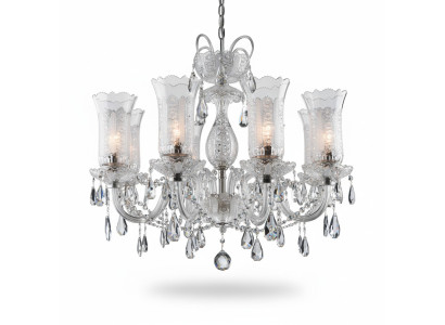 Bohemia Kristall Kronleuchter Lampe Decke Leuchte Lampen Abdeckung