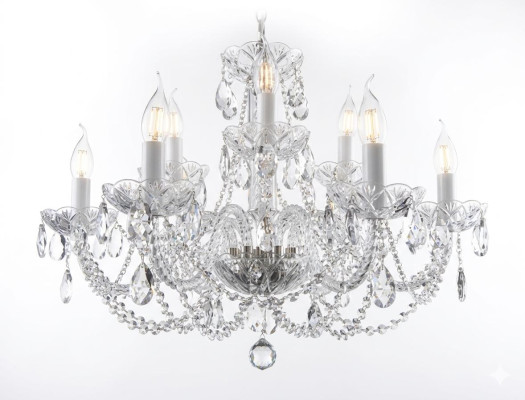 Luster Hänge Lampe Leuchten Kronleuchter Leuchte Bohemia Lampen Kristall Decken