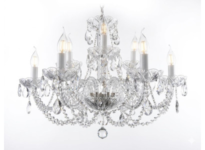 Luster Hänge Lampe Leuchten Kronleuchter Leuchte Bohemia Lampen Kristall Decken