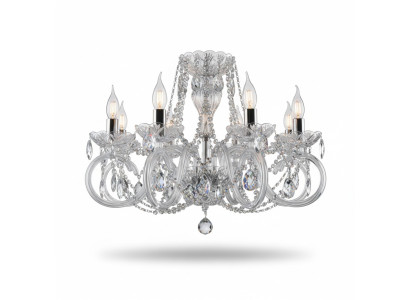 Kronleuchter Lampe Lampen Kristall Lichter Bohemia Deckel