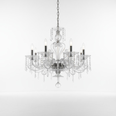 Deckenleuchte Kristall Deckenleuchte Kronleuchter Leuchte Lampe Elite Bohemia