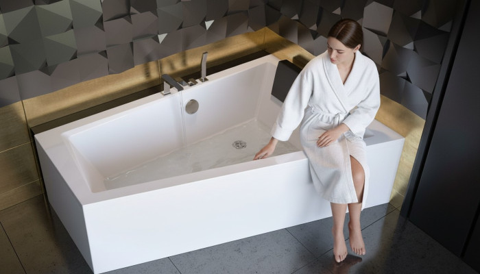 Design Badewanne Eck Neu Badewannen Wannen Moderne Eckbadewanne