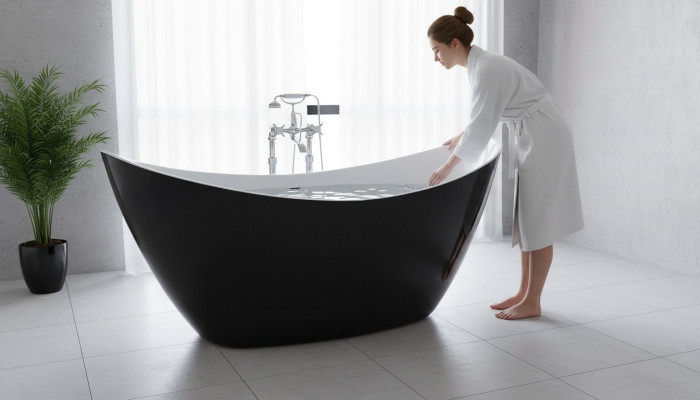 Design Badewanne Badewannen Ovale Freistehende Moderne Badezimmer