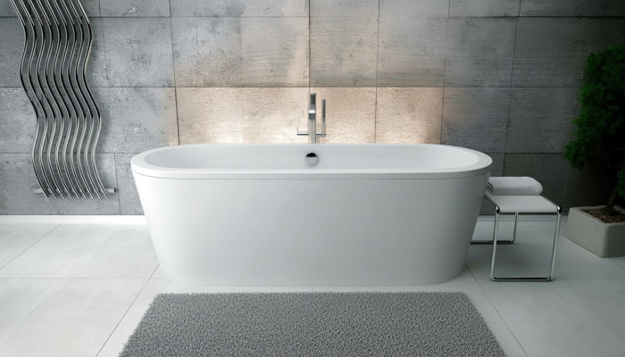 Ovale Wanne Acryl Exclusive Wannen Freistehende Design Neu Badezimmer