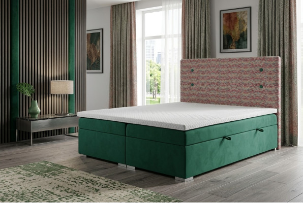 Boxspring Bett Funktion Hotel Doppel Komplett Set Topper Matratze Betten Kasten
