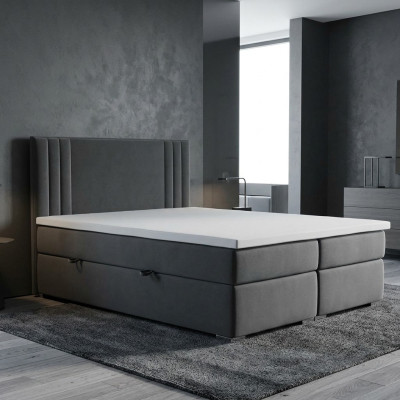 Boxspring Bett Doppel Hotel Komplett Set Matratze Topper Betten Funktion Kasten