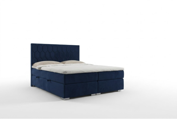 Boxspring Bett Hotel Design Samt Luxus Betten Polster Bettkasten Funktion Doppel