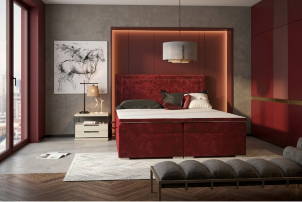 Boxspring Bett Hotel Doppel Bett Luxus Betten Polster 90/100/120/160/180x200cm