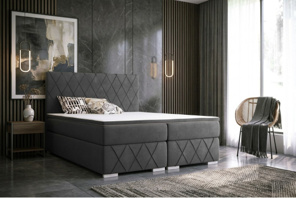Doppel Bett Komplett Set Matratze Boxspring Topper Betten Funktion Kasten Hotel
