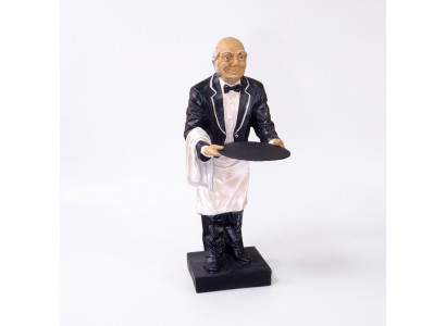 Butler Figur Statue Figuren Statuen Skulptur Restaurant Hotel Ablage Kellner Neu