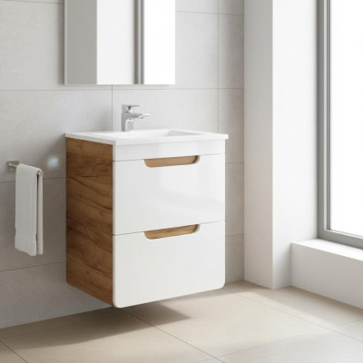 Waschbecken 40cm Waschbeckenunterschrank Badezimmerschrank