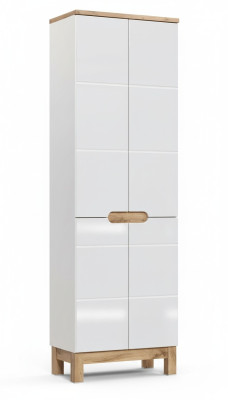 Badschrank Hochschrank Schrank Aufbewahrung Badezimmer Weiß Bad