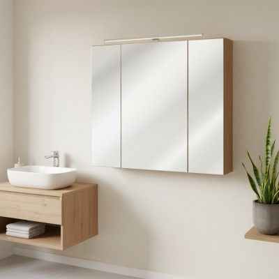 Spiegelschrank Badezimmerschrank Badspiegel 80x16x75 cm Schränke