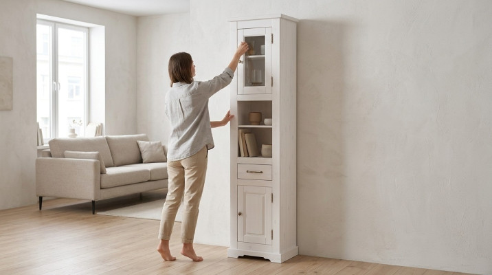 Badezimmer Hochschrank Dekorative Regal Badschrank Badmöbel Regale Bad